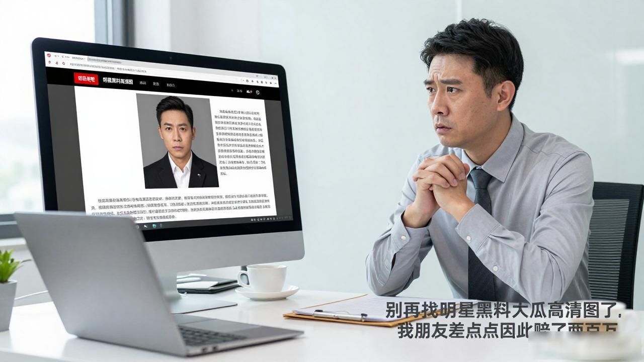 别再找明星黑料大瓜高清图了，我朋友差点因此赔了两百万