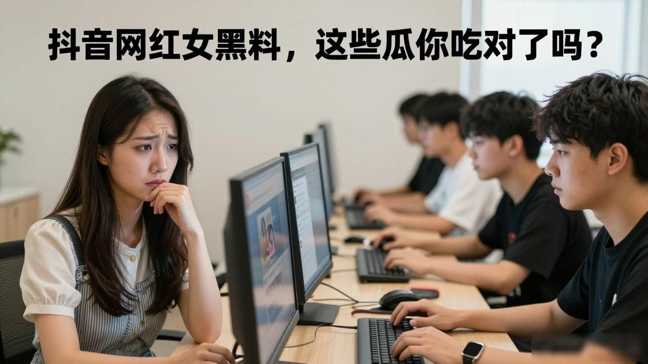 抖音网红女黑料，这些瓜你吃对了吗？