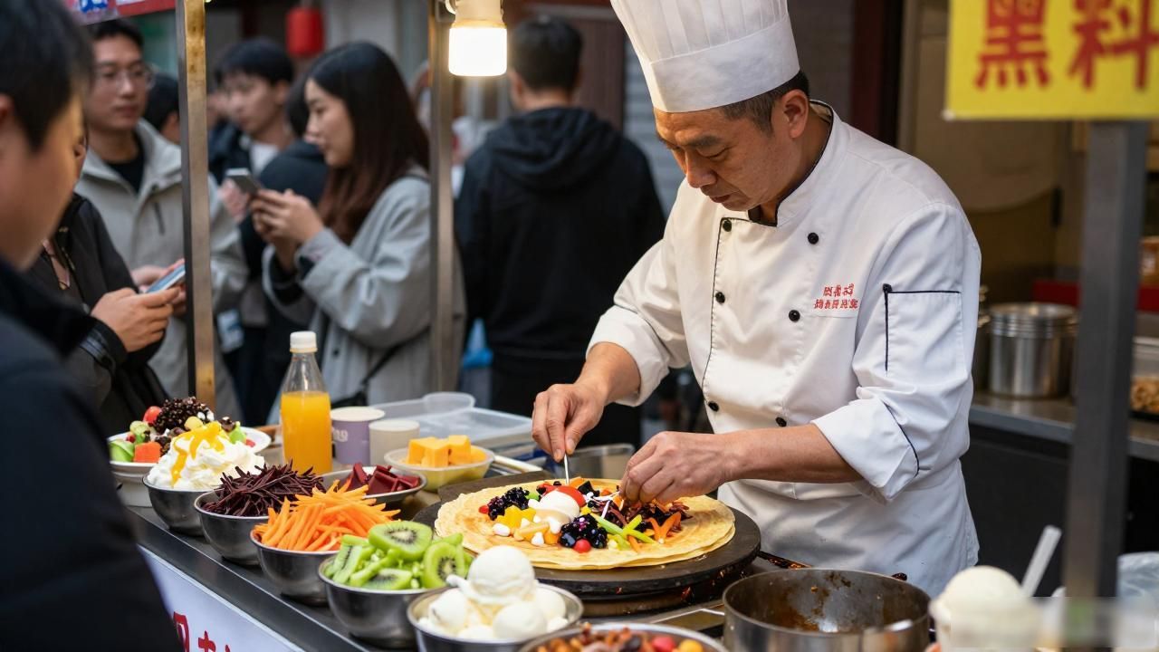 黑暗料理怎么做窍门_黑暗料理网红煎饼小吃做法,_黑暗料理是什么东西